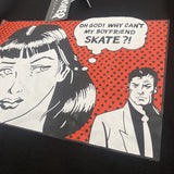 Thrasher T Shirt Summer Flame Loose Painting Printed T-shirt Man