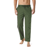 Linen Pants Straight Leg Pants Summer Spring Men's Loose Casual Light Elastic