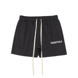 Fog Essentials Shorts Fashion Brand Fog Fear Of God Double Line Essentials Drawstring High Street Sports Short Pants Men and Women