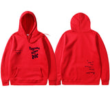 Juice WRLD in Loving Memory Hoodie Autumn and Winter Fleece Sweater Warm