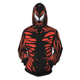Carnage Hoodie Printed Zipper