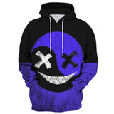 Smiley Face Hoodie Spring and Autumn Smiley Face Digital Printing Leisure Sports