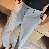 Men Trousers Men's Casual Cropped Pants Repair