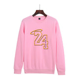 In Memory of Kobe Hoodie Kobe Memorial Clothing Casual Loose Men's and Women's Fleece round Neck Sweater