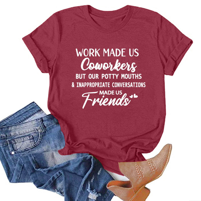 Friends Joey T Shirt Loose Short Sleeve plus Size T-shirt
