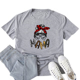 Boy Mama T Shirt Mama Leopard Print T-shirt