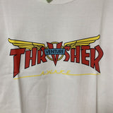 Thrasher T Shirt Thrasher Joint Venture Flame Loose Short Sleeve Autumn Winter Couple