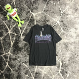Thrasher T Shirt Niche T-shirt Couple Skateboard Flame T-shirt Summer