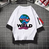 Juice WRLD T Shirt Fashion Summer Loose Casual plus Size 5-Point Sleeve