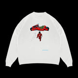 Akira T Shirt Vintage Japanese Anime Motorcycle Sweatshirt Long Sleeve T-shirt