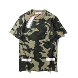 Off White T Shirt Short Sleeve Tshirt Owt Cotton Round Neck Men and Women Cotton
