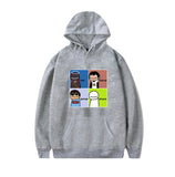 Dreamwastaken Men's Novelty Hoodies Dream Merch Shirt Cartoon Print Sweatshirt Casual Loose-Fitting Hoodie Outerwear Shirt