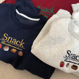 Harvard Sweatshirt Vintage Embroidered Fleece Thick Sweater Women