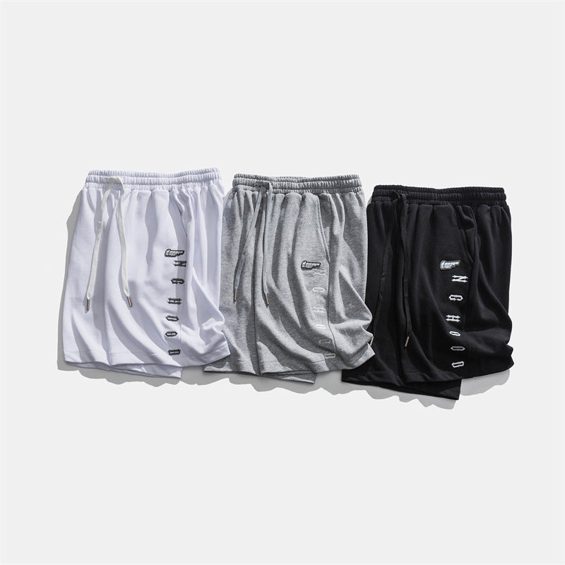 2022 Summer Man Outfits Shorts Boys Personalized Embroidered Shorts