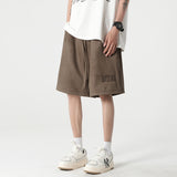 Men Shorts Casual Loose Elastic Steel Printed Sports Pants