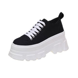 Cow Print Hey Dude Shoes Cow Pattern Canvas Shoes Women's Lace-up Height Increasing Insole Casual Sneakers