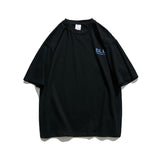 Couple's Three-Dimensional Letter Short Sleeve T-shirt Men's Summer Loose round Neck Half Sleeve Student Cotton Casual