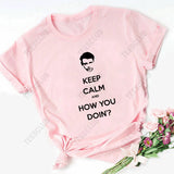 Friends Joey T Shirt Friends TV Show T Shirt Pink T-shirt