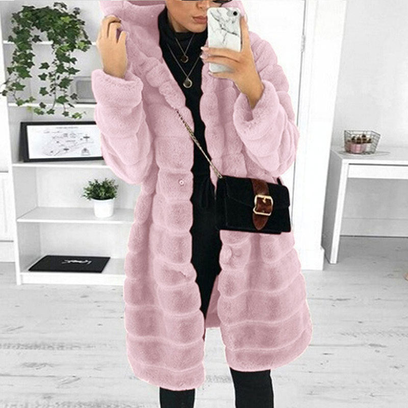 Full Length Faux Fur Coat