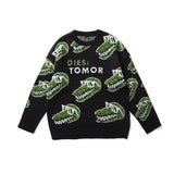 Dinosaur Sweaters Cartoon Dinosaur Jacquard Sweater