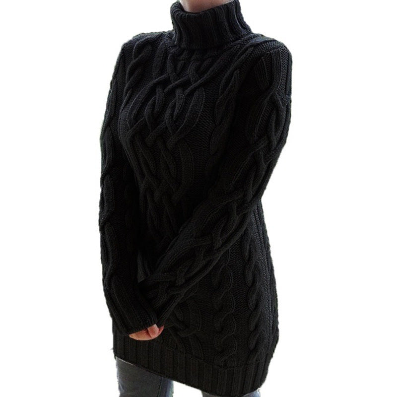 Sweater Dress Outfit With Tights 2 Piece Set Sweater Women's Knitwear Autumn and Winter Twist Dress