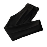Men Suit Pants Cropped Pants Draping Slim Fit Casual