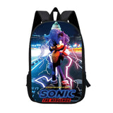Sonic Backpack Sonic School Bag for Elementary School Students Cartoon Backpack