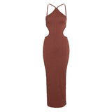 Music Festivals Rave Outfits Dress Sexy Backless Lace up Dress