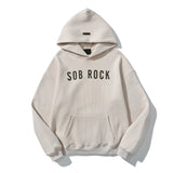 Fog Sob Rock Hoodie Autumn and Winter Loose Hooded Sweater Loose Cover