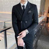 Double Brewed Seersucker Suit Men's Casual Slim Fit Blazer