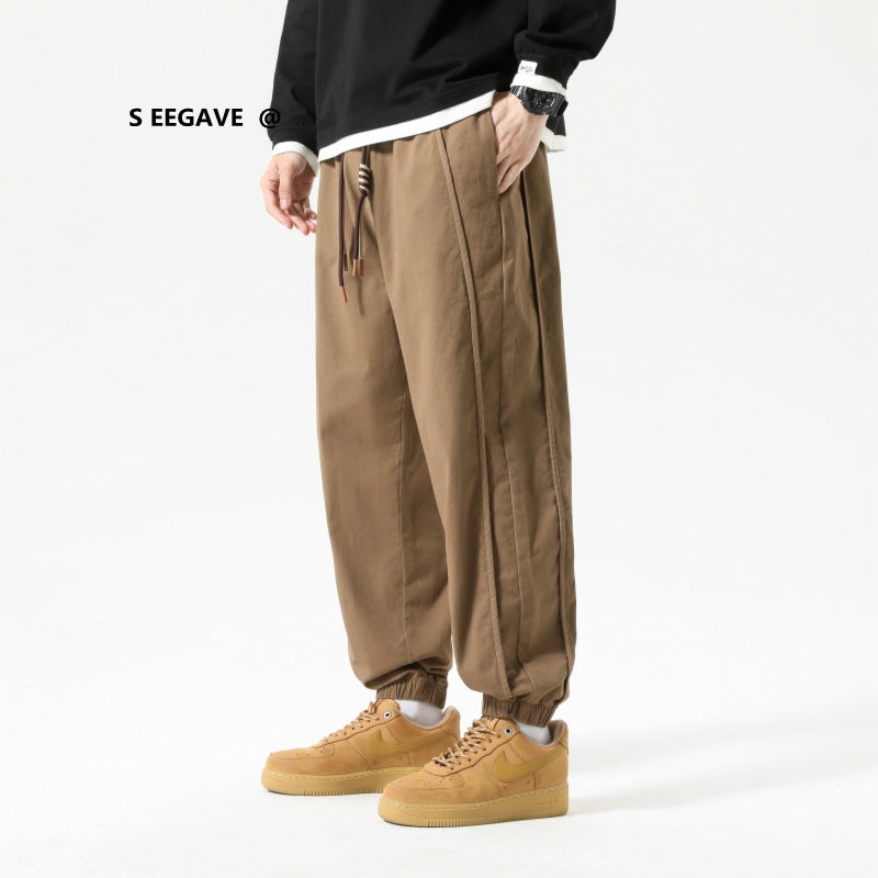 Men Sweatpants Spring and Autumn Men's Pants Army Green Fashion Brand Casual Trousers Spring Sports Pants