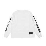We11done Hoodie Letter Logo Printing Spot Loose Casual Men's and Women's round Neck Sweater