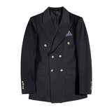 Double Brewed Seersucker Suit Men's Casual Two-Piece Suit Slim Fit