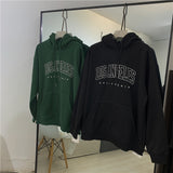 Harvard Sweatshirt Retro Alphabet Printed Hoodie