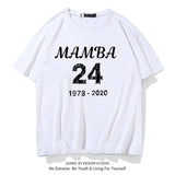 In Memory of Kobe T Shirt T-shirt Men and Women Loose Cotton