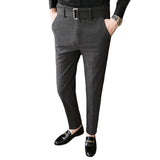 Men Trousers Casual Suit Pants