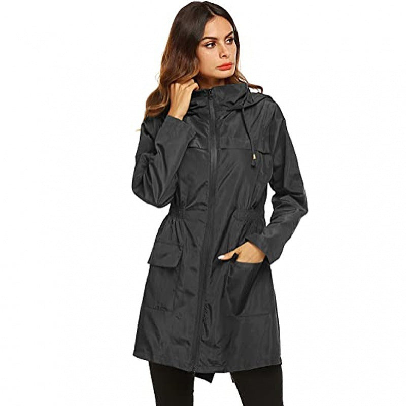 Cagoule Sports Shell Jacket Hooded Trench Coat Coat