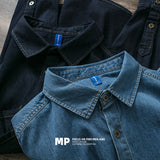 Denim Shirts Autumn Denim Long Sleeve Shirt Men's Casual Loose