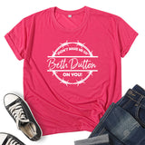 Beth Dutton Outfits Printed T-shirt Loose Casual Fashion