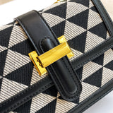 Jackie Kennedy Bag Chessboard Bag Shoulder Messenger Bag