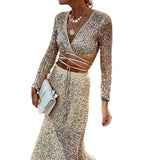 Women Bohemian Dress Spring and Summer Fashion Dress Suit