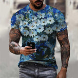 Tactics Style T Shirt for Men Digital Printing Crew Neck Style T-shirt