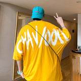 Men's T-Shirt Summer Oversized Loose-Fitting Pattern Print Short Sleeve T-shirt