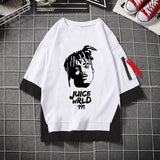 Juice WRLD T Shirt Fashion Summer Loose Casual plus Size 5-Point Sleeve
