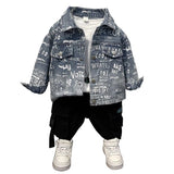 Toddler Boys Jackets Boys' Denim Jacket Spring and Autumn Baby