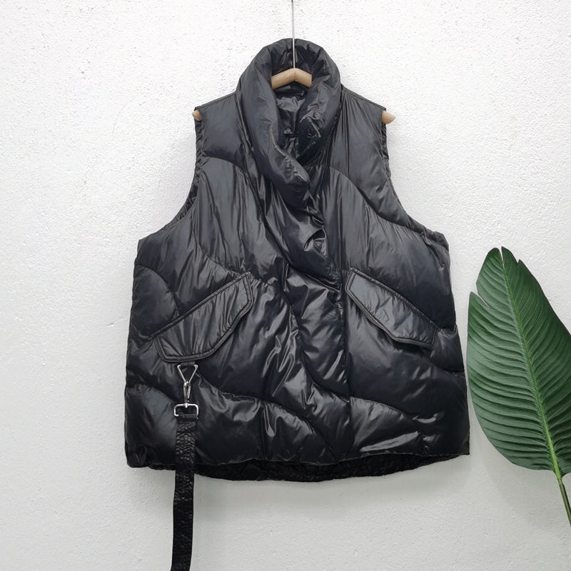 Women Winter Coats Puffer down Vest Women's Short Loose Fashionable Jacket