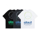 Men T Shirt Summer Casual Tops Men's Clothes Summer Wear Retro Men's round Neck Short Sleeve Casual Loose Letter Circle T-shirt