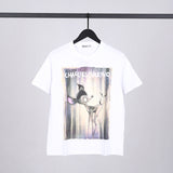 Charlie Luciano T Shirt Dark Fairy Tale Series Deer Cotton Loose