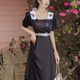 Women's cottagecore Dress Women's Summer Sweet