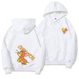 Tom and Jerry Hoodie Brushed Hoody Men's Hooded Autumn and Winter Loose Coat